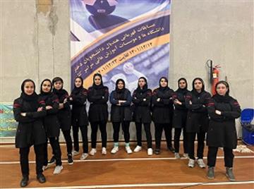 کسب مقام چهارم تیم هندبال دانشگاه الزهرا در مسابقات قهرمان کشوری